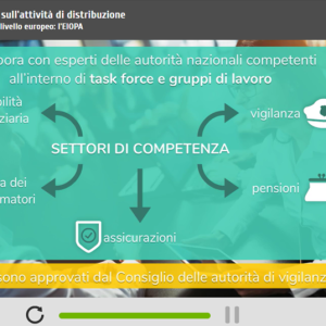 screenshot del corso online