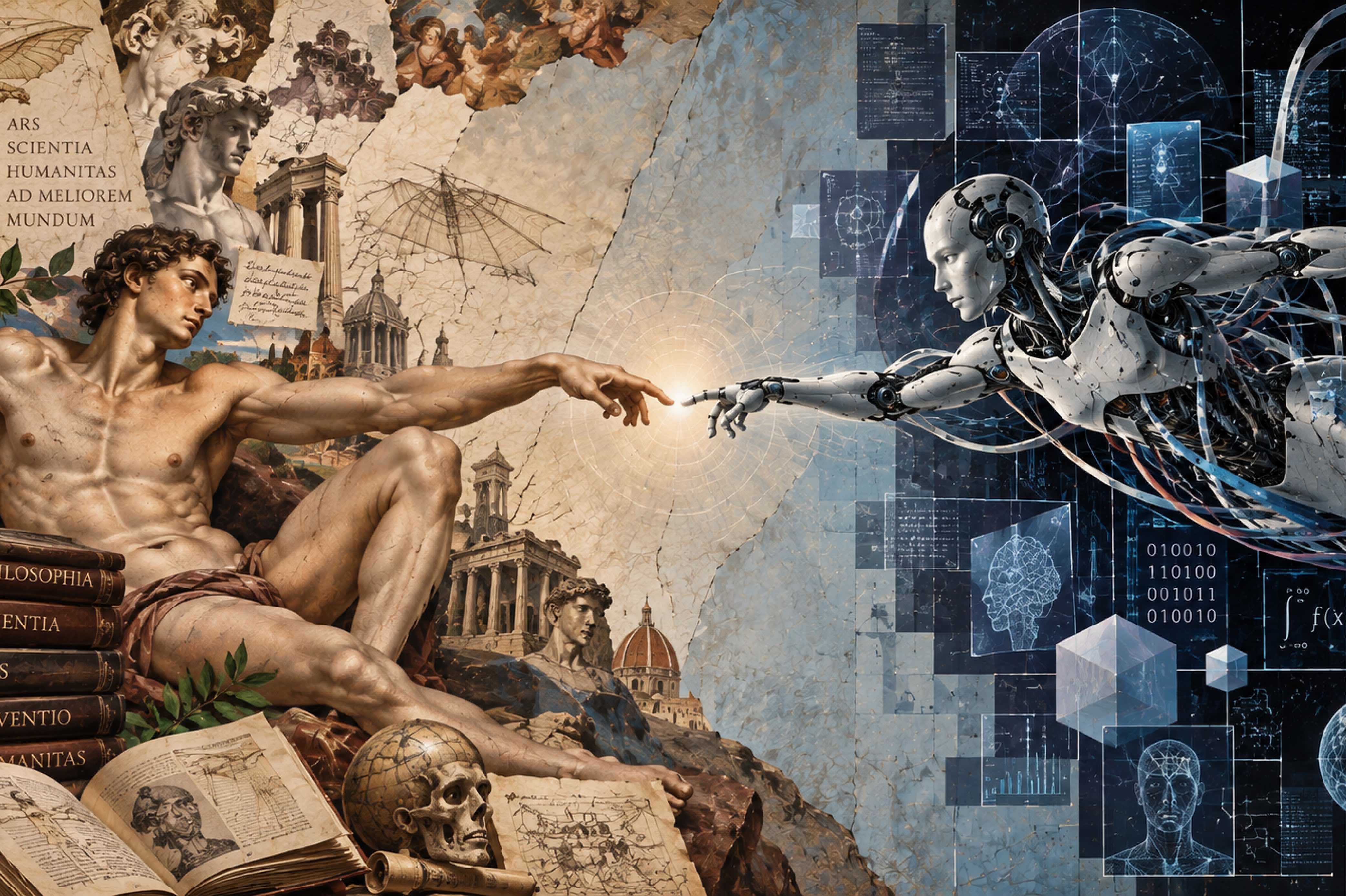 Confronto tra conoscenza umana e intelligenza artificiale nella formazione digitale