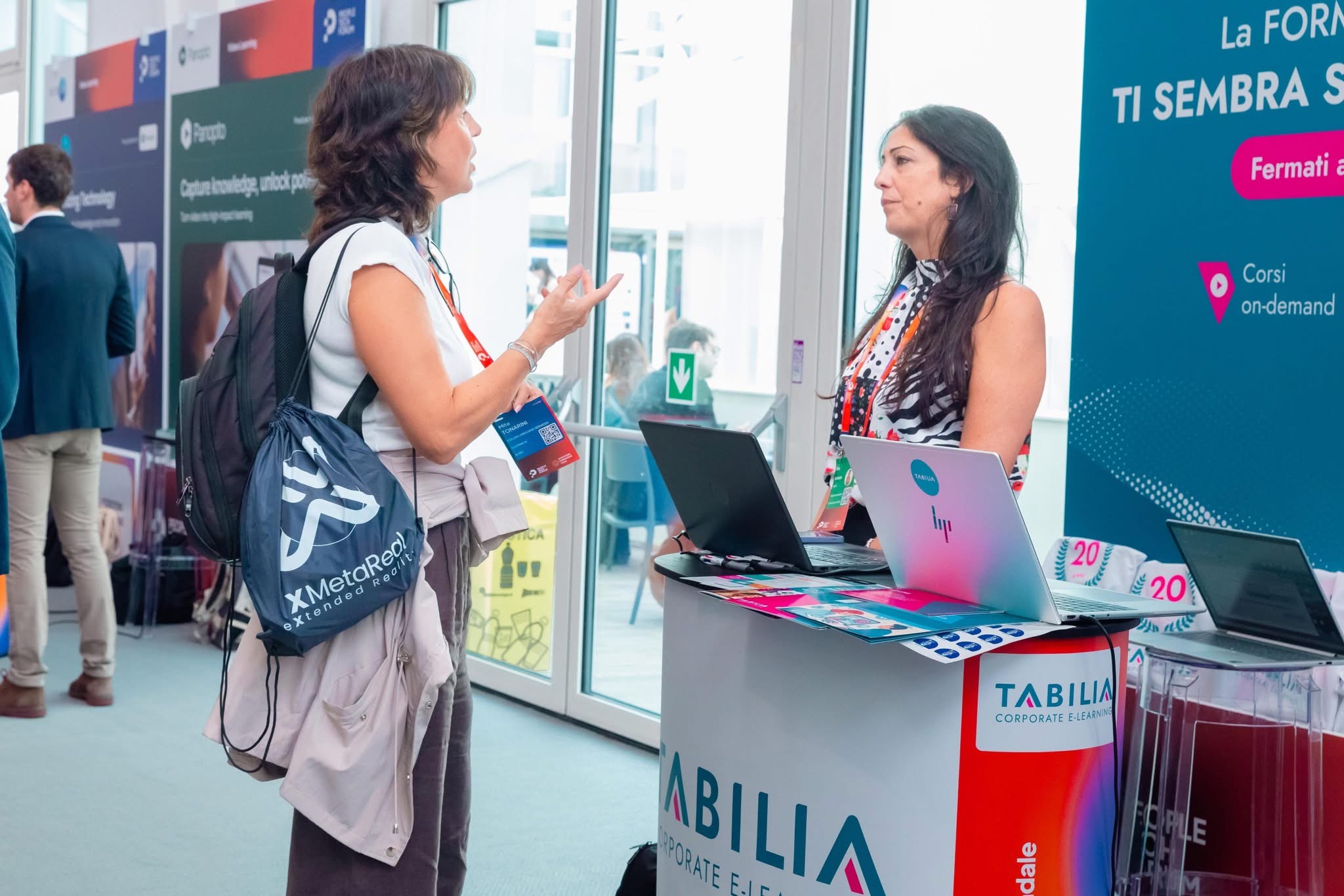 Rita Amianto allo stand TABILIA – People Tech Forum 2026